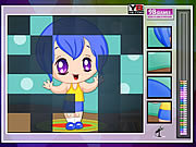 Manga Girl Tiles Game