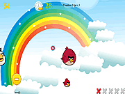 Angry Bird в воздухе