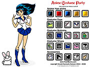 Partie de costume d'Anime