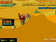 Passeio da bicicleta do deserto