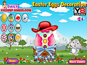 Decoração dos ovos de Easter