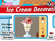 Decoraciones del helado