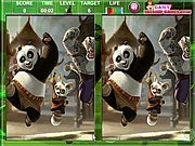 Kung Fu Panda-Punkt der Unterschied