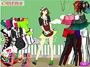 Ragazza Dressup dell'artista