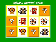 Juego animal de la memoria