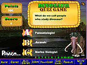 Jogo de questionário do dinossauro