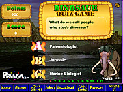 Gioco di quiz del dinosauro