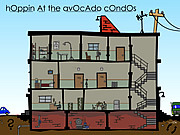 Hoppin' bij de Flatgebouwen met koopflats van de Avocado