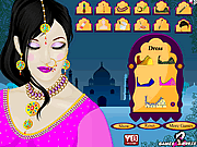 Indische Brautverfassungs-Blicke