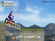 Spiderman-totes Fahrrad