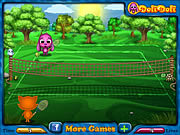Toto en Sisi spelen Tennis