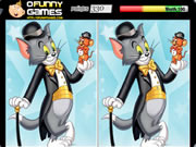 Tom e Jerry que encontram o queijo