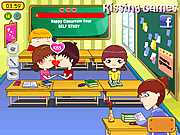 Klassenzimmer-Kuss