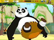 Beijo da panda de Kung Fu