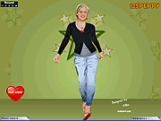 'La s Peppy Ellen Degeneres si veste in su