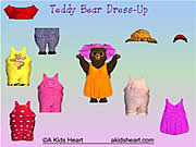 De Kleding van de teddybeer omhoog