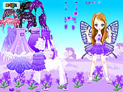 紫蝶のドレスアップ