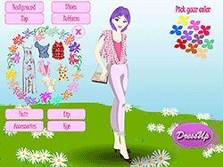 Flowery Dressup Makeover