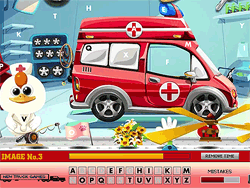 Машины скорой помощи, скрытые буквы
