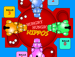 Hippopotames affamés