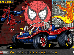 Clés de voiture Spiderman
