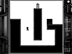 Black & White Platform Puzzle Game