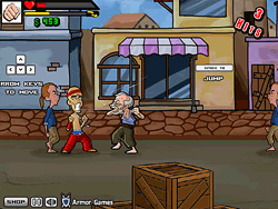 Grandpa's Street Brawl