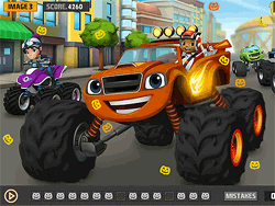 Blaze Monster Truck Calabazas Ocultas