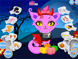 Disfraz de gatito de Halloween