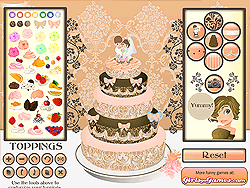 Maravilha de bolo de casamento