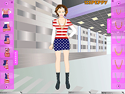 Dress Up Patriotic Girl