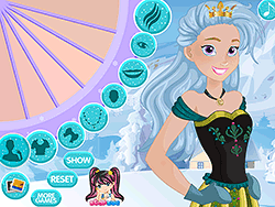 Ледяная принцесса Анна: Морозный макияж