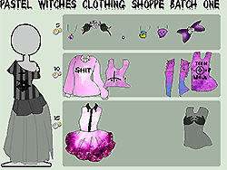 Pastel Witches Clothing Shoppe Lote Um