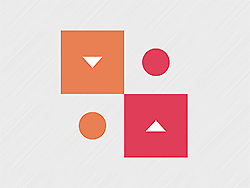 Eenvoudige vierkanten: het spel over vierkant