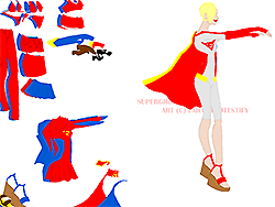 Supergirl aankleden