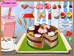 ストロベリーチーズケーキデコレーション