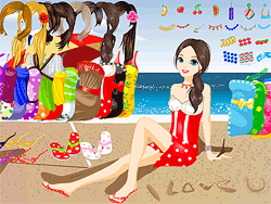 Lettera d'amore della ragazza della spiaggia