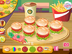 Piccoli mini hamburger carini