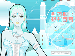 Juego de maquillaje de reina de hielo