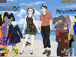 Beach Couple Dress Up Fun