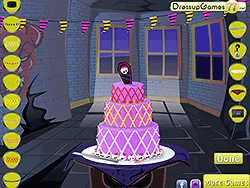 Monster High taart