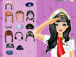 파일럿 화장 Dressup