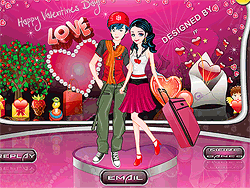 Paris Teens Valentine Dress Up