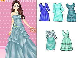 Aqua Princess Dress Up