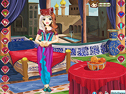 Styles d'habillage de princesse arabe