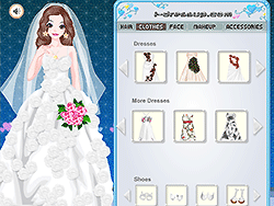 Robes de mariée fleuries