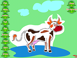 Coloriage de vache