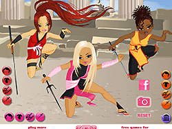 Ninja Sorority: Dress Up and Fight