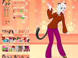 Neko Girl Fashion Dress Up