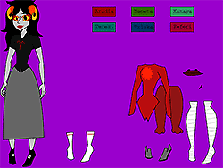 Alternian Horned Alien Dress Up